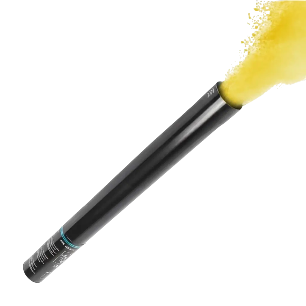 Canon à poudre Holi manuel 80 cm - Jaune