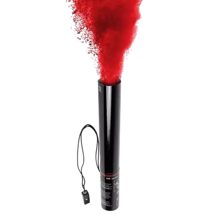 Canon à poudre Holi électrique 40 cm - Rouge