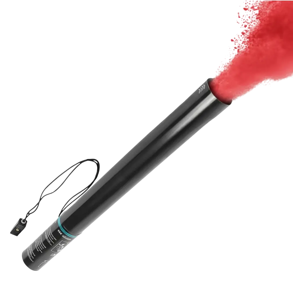Canon à poudre Holi électrique 80 cm - Rouge