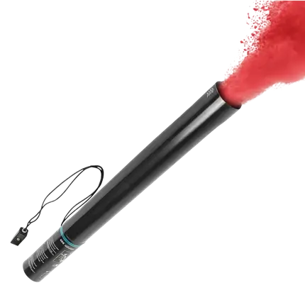 Canon à poudre Holi électrique 80 cm - Rouge