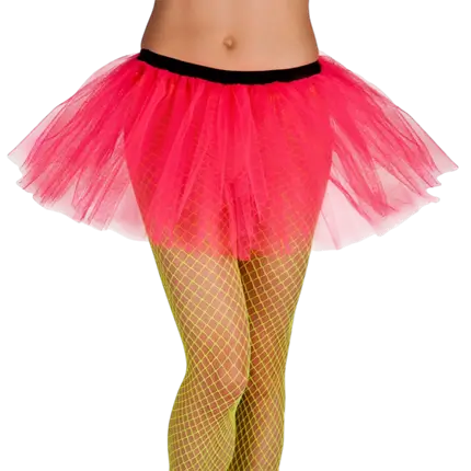 Tutu Fluo Rose – Accessoire Costume Festif