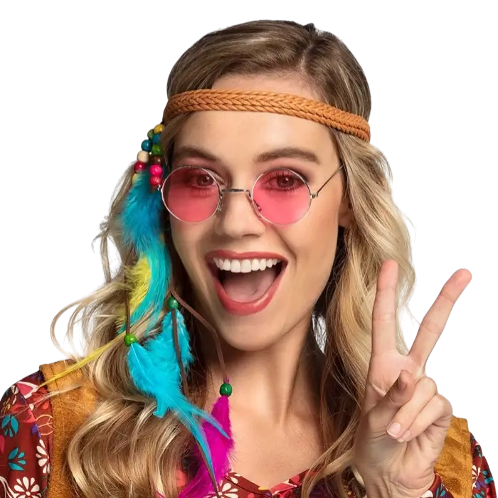 Lunettes Party John – Couleur aléatoire – lunettes de fête colorées pour soirée, festival et carnaval