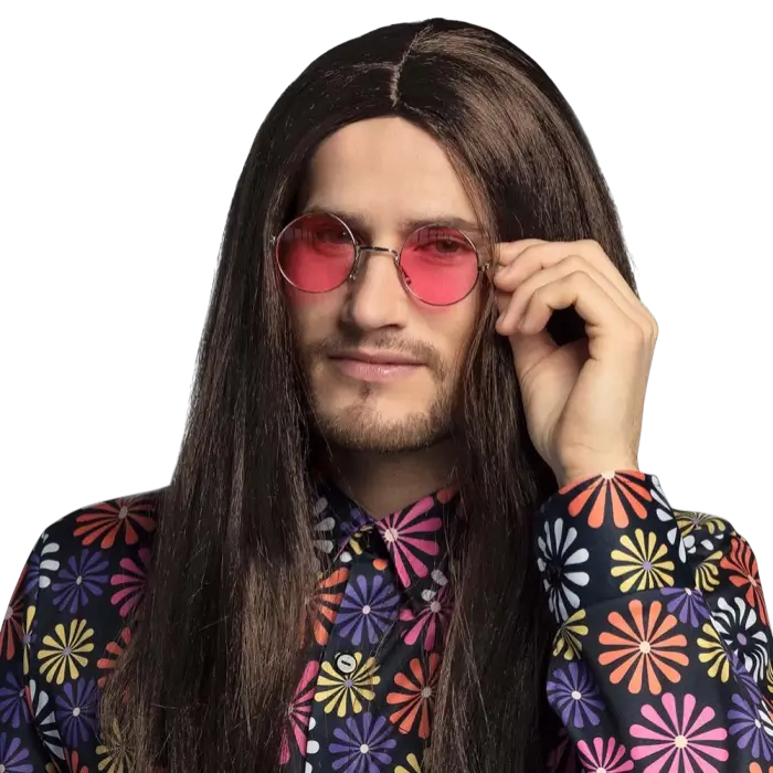 Lot de 3 Lunettes Hippie John – Lunettes Rétro Rondes Années 60