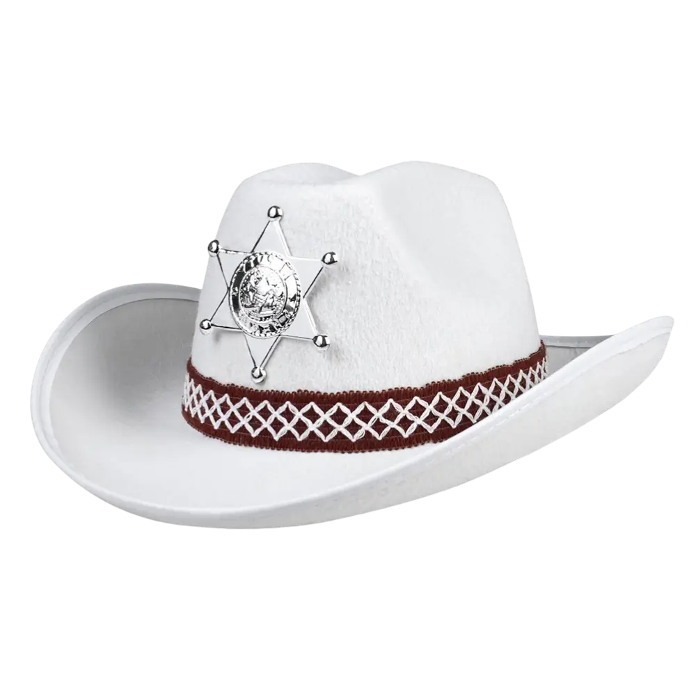Chapeau enfant cowboy Sheriff assortiment