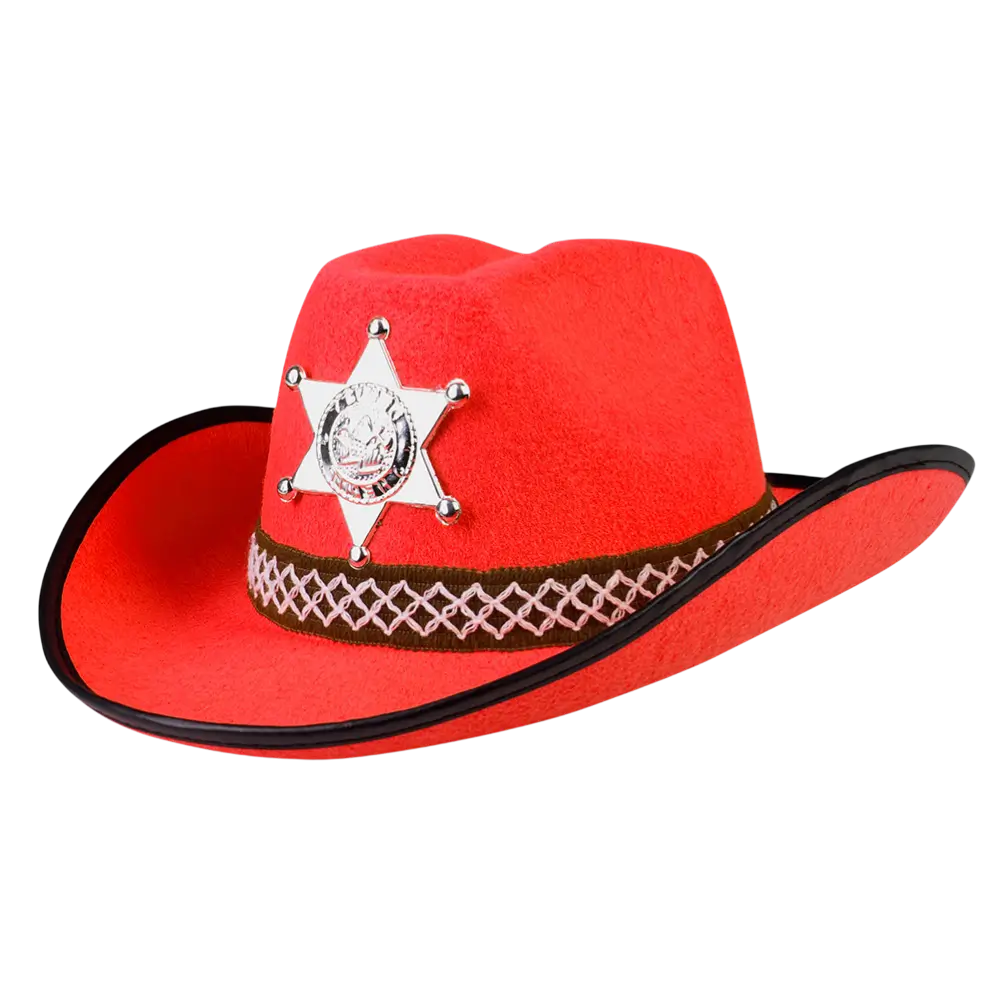 Chapeau enfant cowboy Sheriff assortiment
