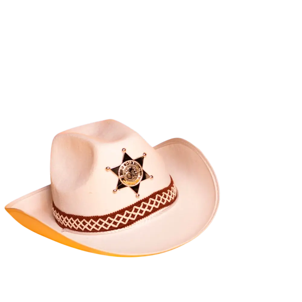 Chapeau enfant cowboy Sheriff assortiment