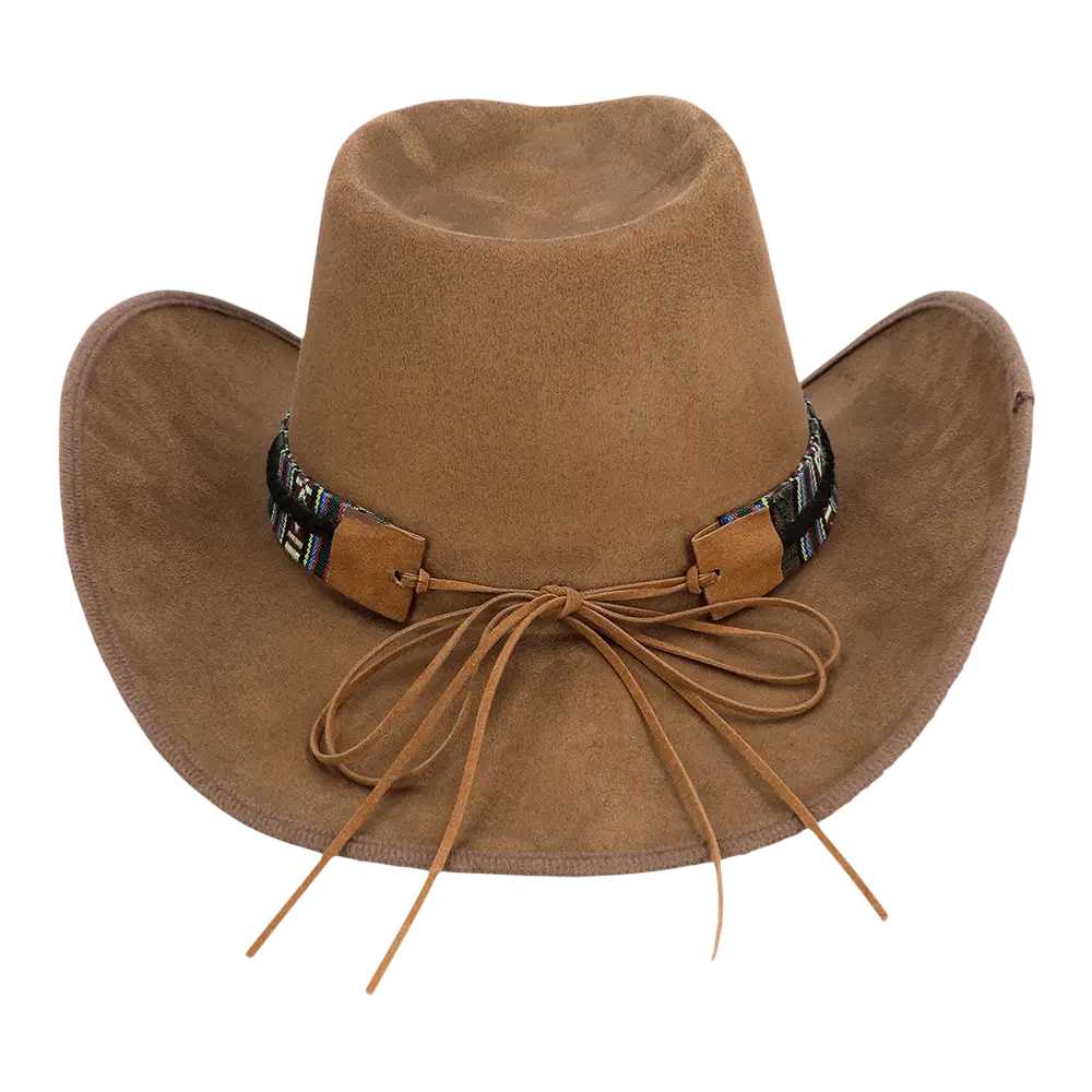 Chapeau Cowboy Marron Western – Accessoire Déguisement Cowboy Adulte