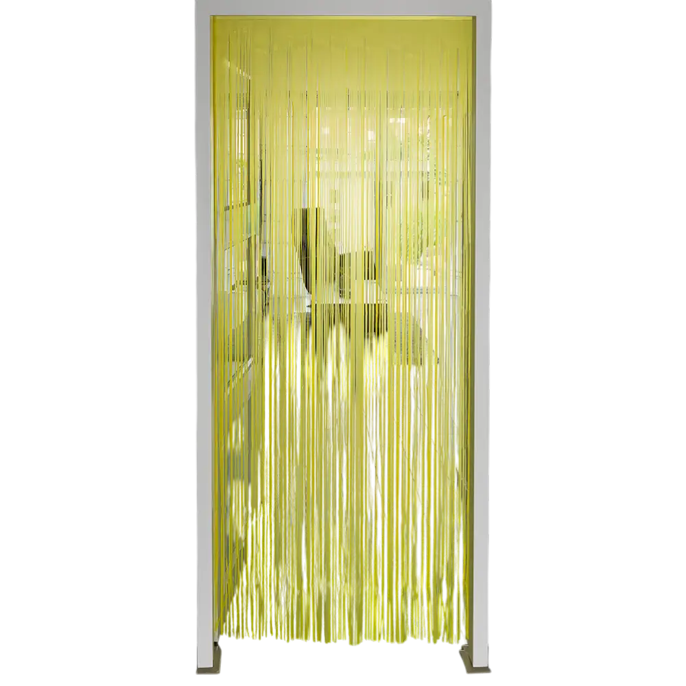 Rideau Aluminium Jaune Fluo – Décoration Néon
