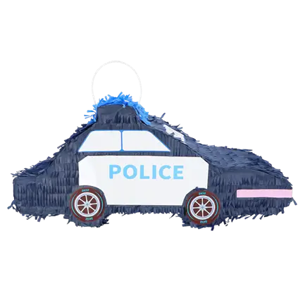 Piñata Voiture de Police – Piñata Anniversaire Police 56 × 23 × 18 cm