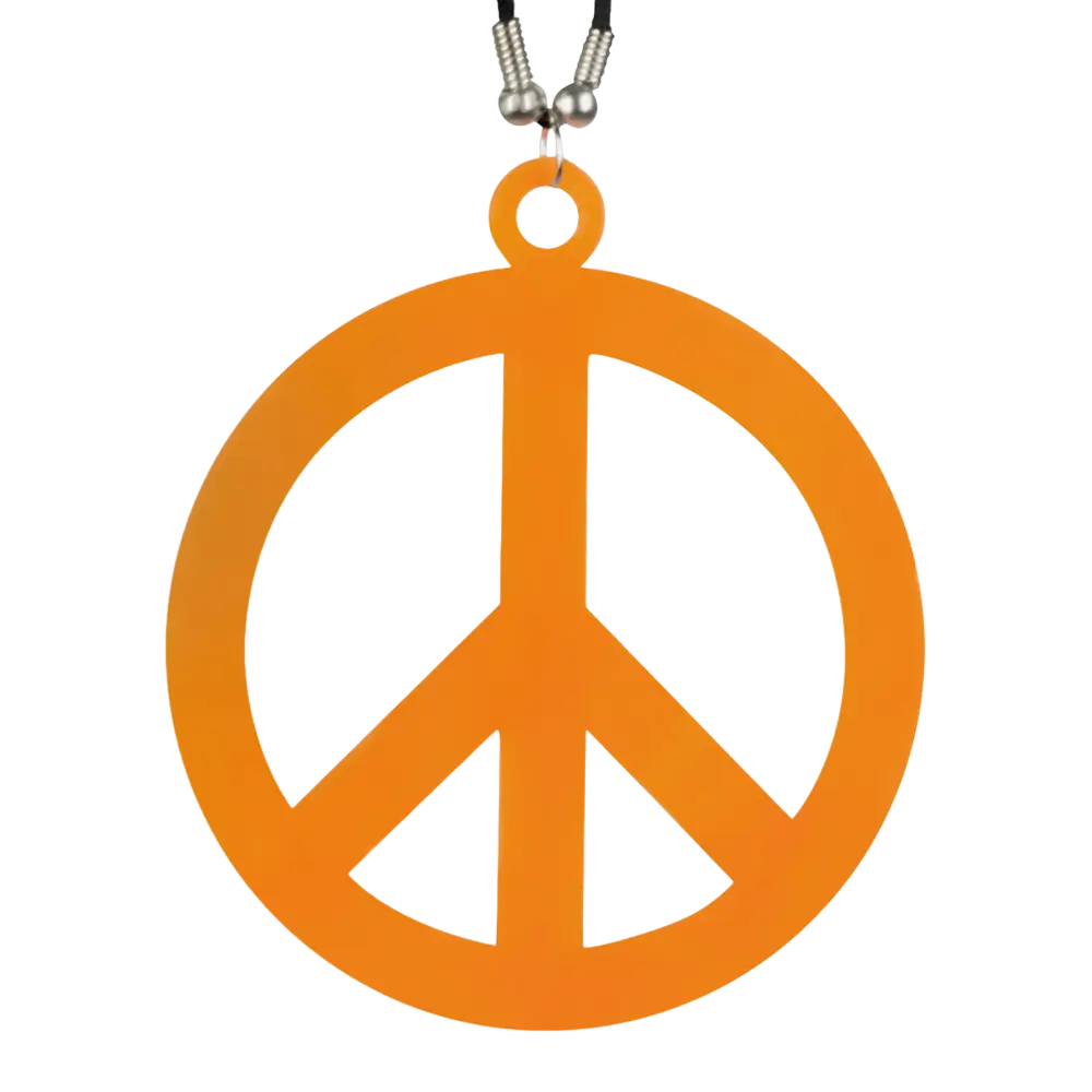 Collier Hippie UV Années 60/70 – Accessoire Déguisement Flower Power