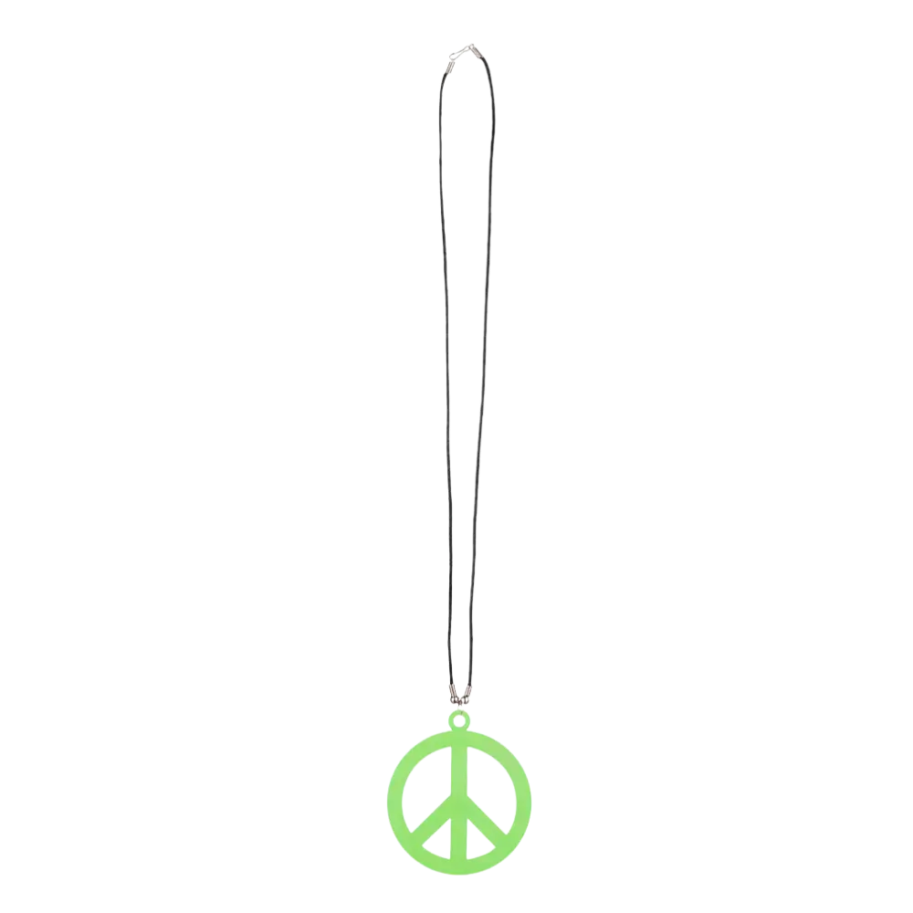 Collier Hippie UV Années 60/70 – Accessoire Déguisement Flower Power