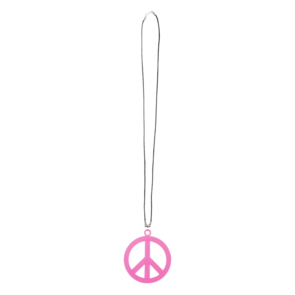 Collier Hippie UV Années 60/70 – Accessoire Déguisement Flower Power