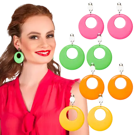 Paire pendants d'oreille Hippie
