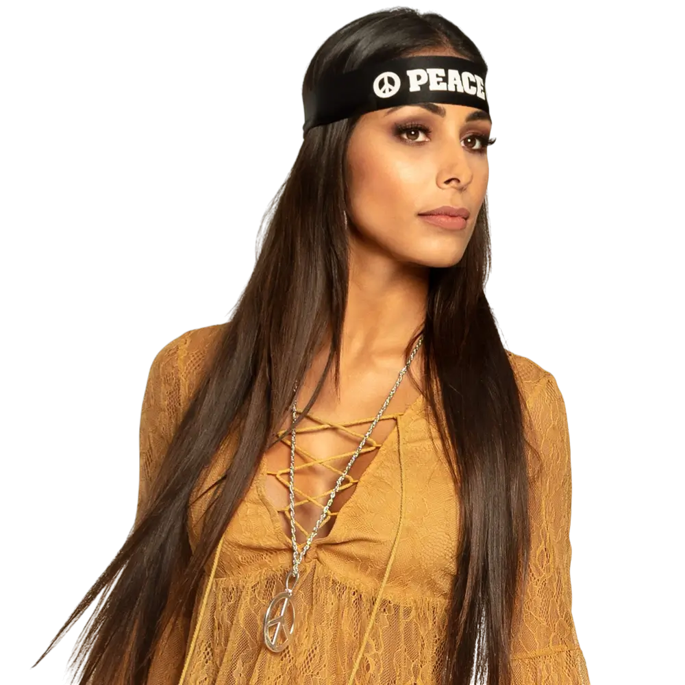 Kit Accessoires Hippie Peace Deluxe – Années 60 &amp; 70