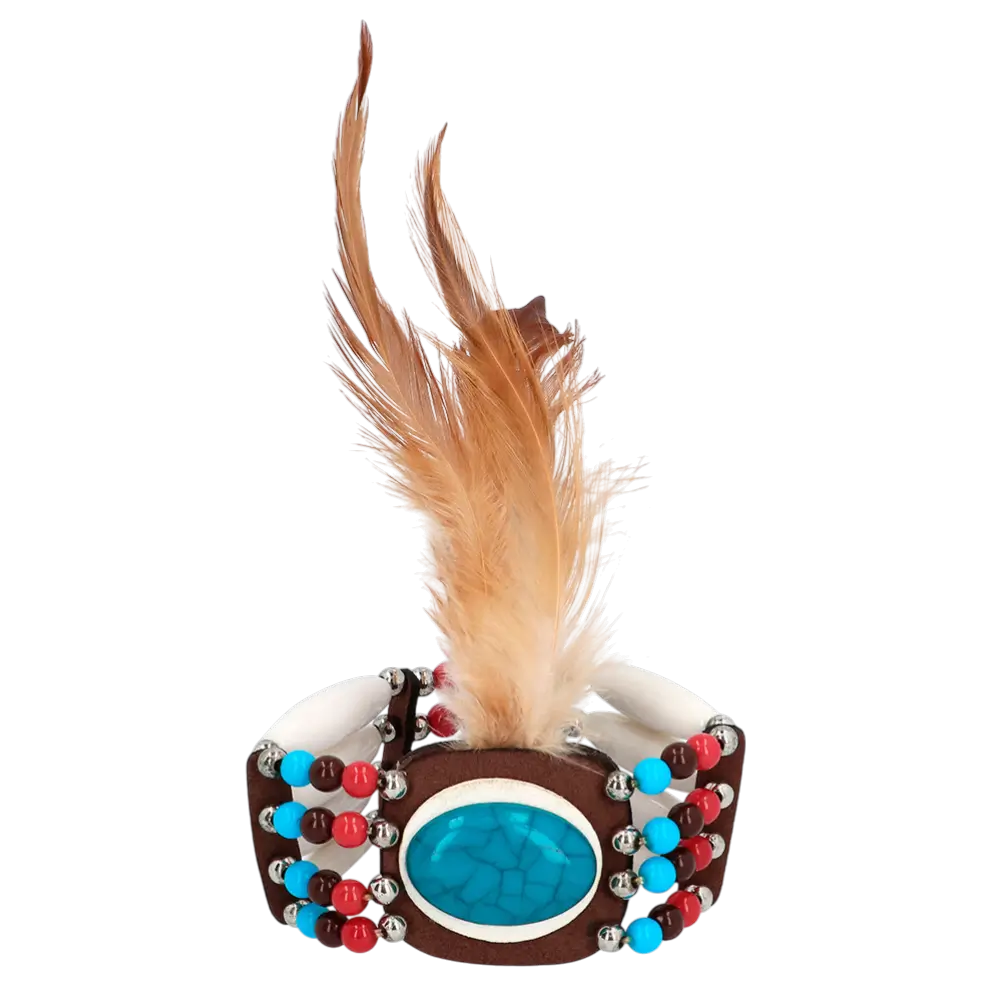 Lot Accessoires Hippie Delight – Bandeau, Boucle d’Oreille &amp; Bracelet Bohème