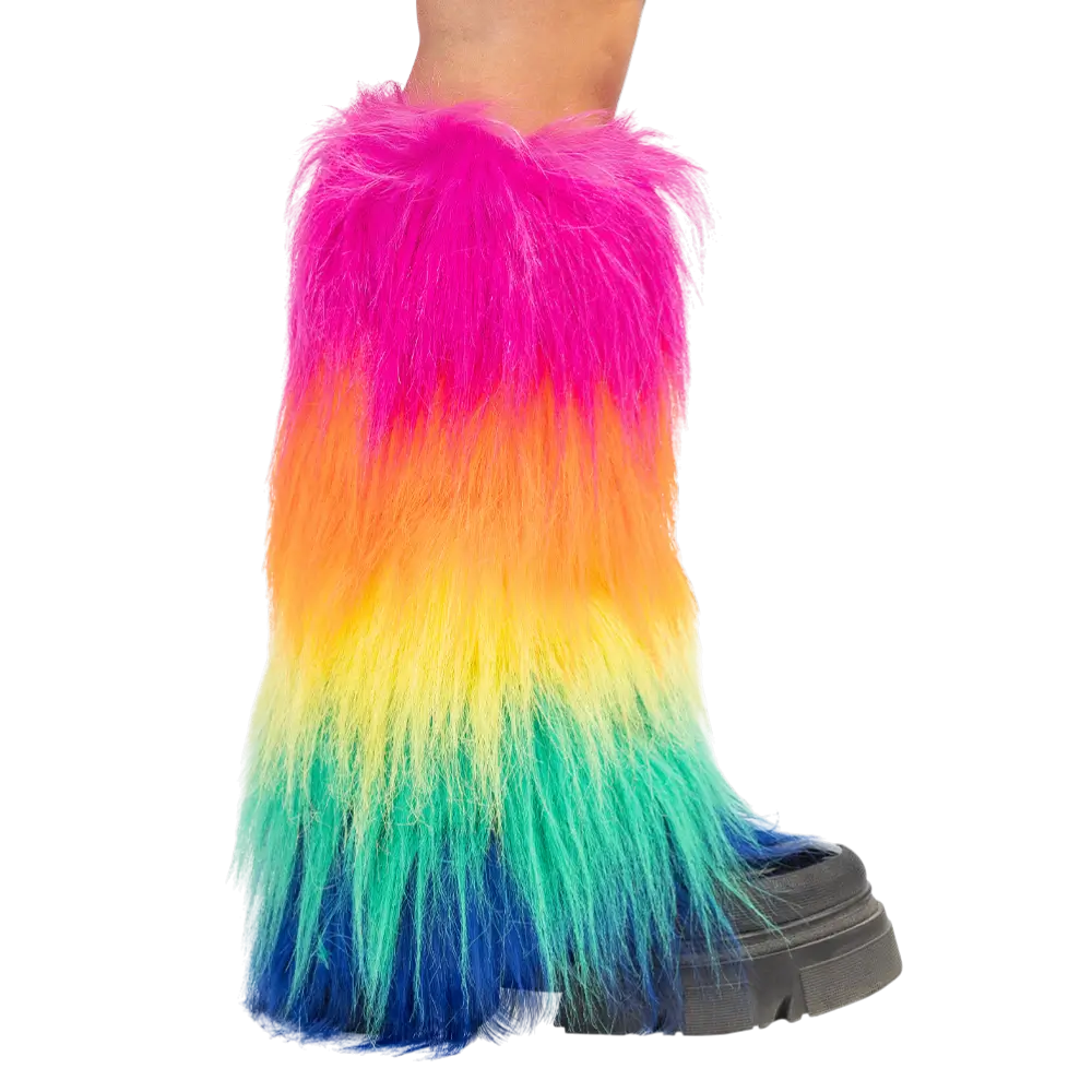 Jambières Arc-en-ciel Rave – Accessoire Déguisement Festival et Pride