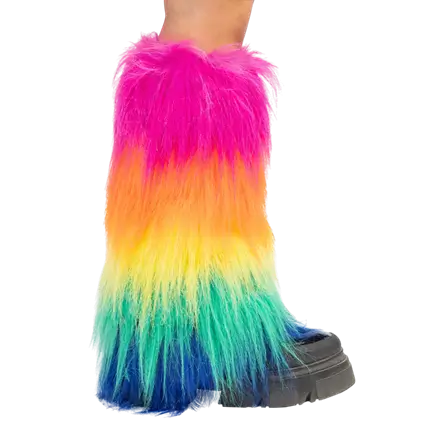 Jambières Arc-en-ciel Rave – Accessoire Déguisement Festival et Pride