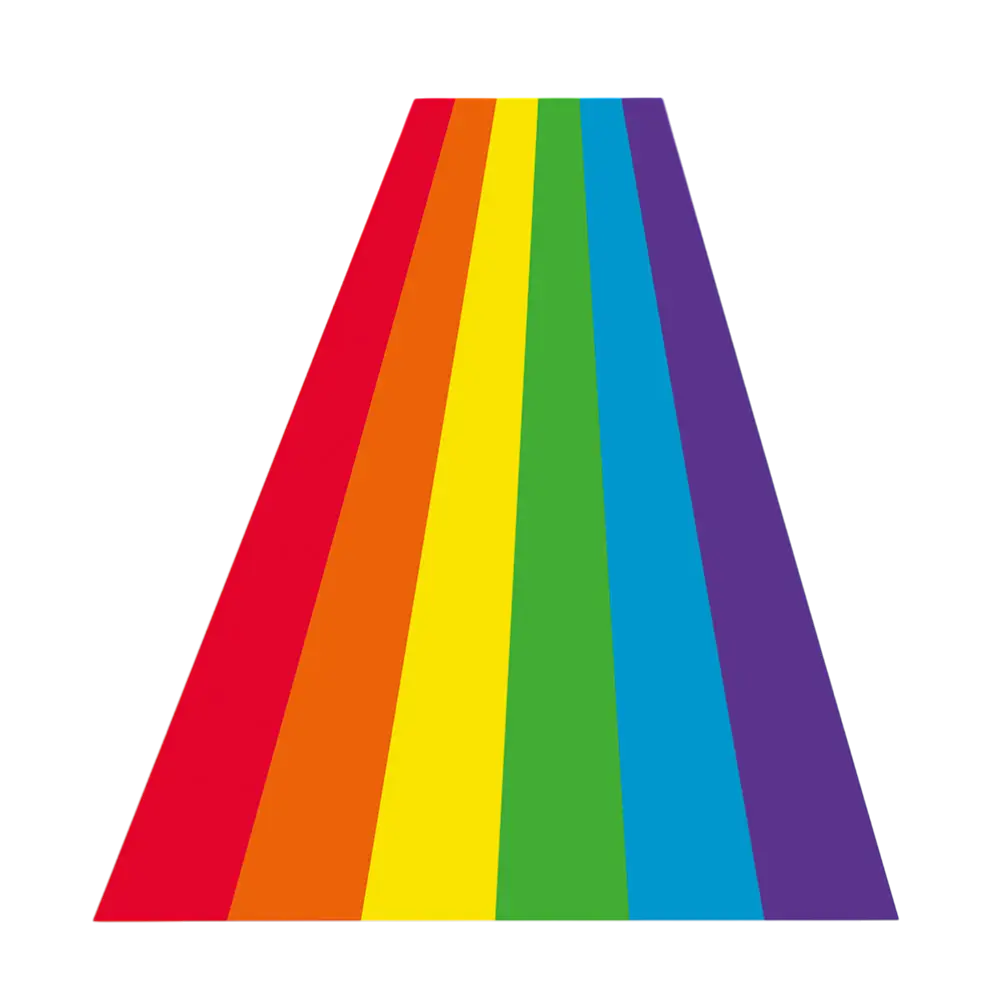 Tapis arc-en-ciel 450 x 60 cm – décoration Pride, anniversaire et entrée festive