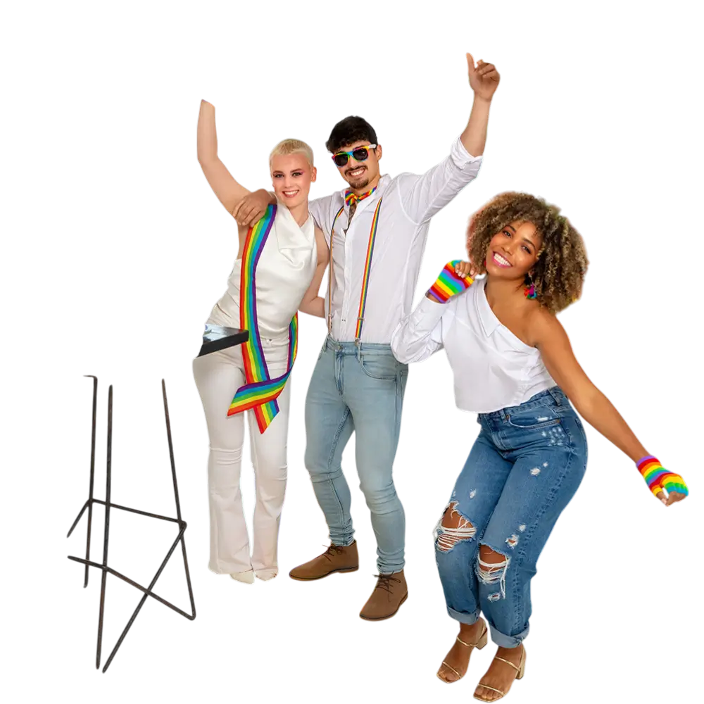 Tapis arc-en-ciel 450 x 60 cm – décoration Pride, anniversaire et entrée festive