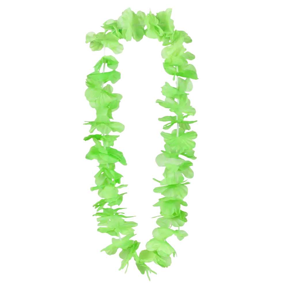 Collier Hawaïen Vert Fluo UV – Accessoire Déguisement Tropical et Festival