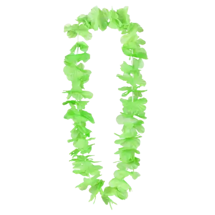Collier Hawaïen Ohana Vert Fluo UV