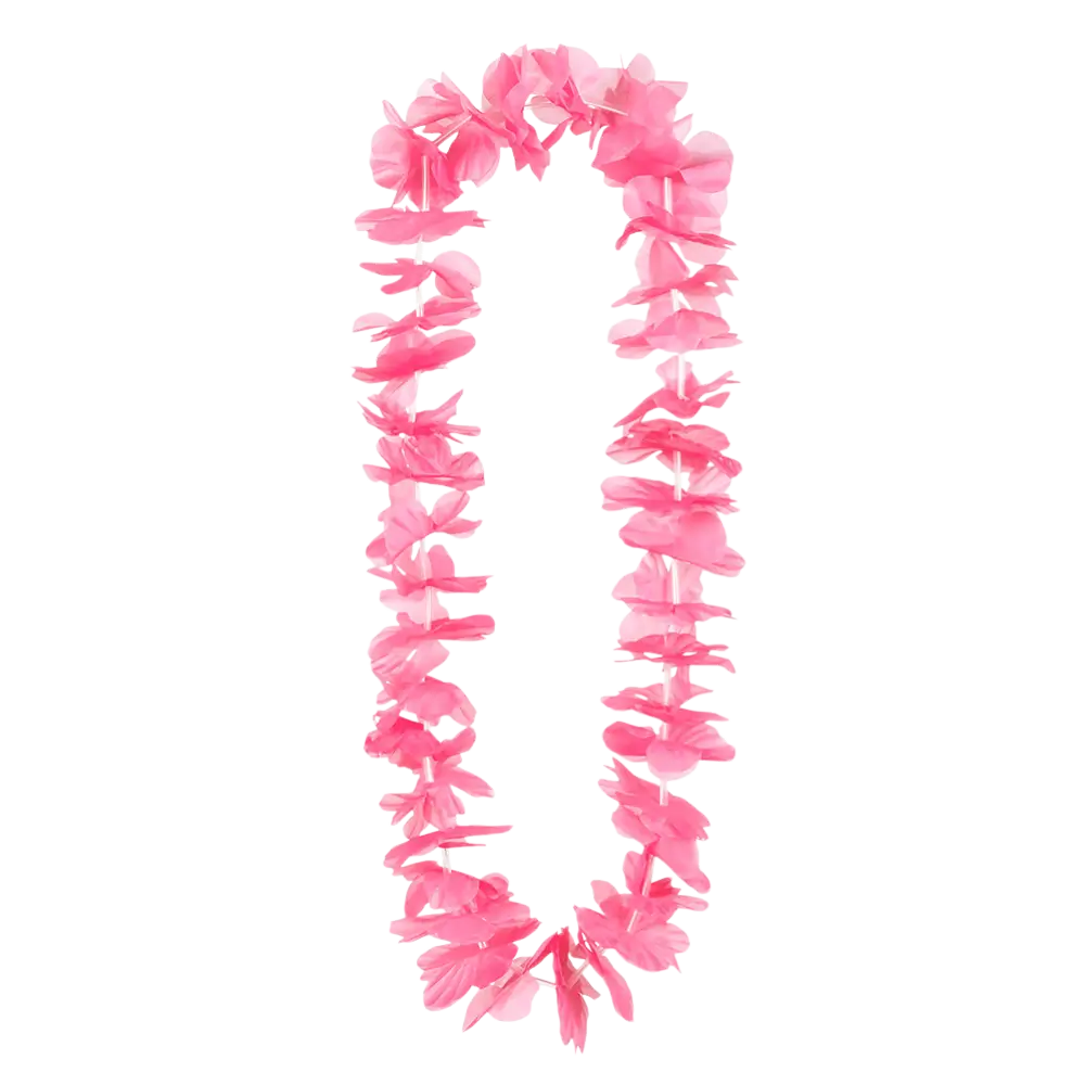 Collier Hawaïen Rose Fluo UV – Accessoire Déguisement Tropical et Festival