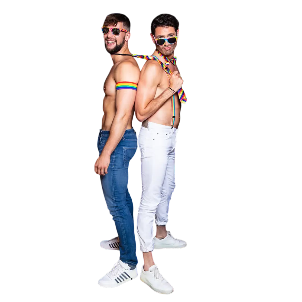 Boa Plumes Arc-en-ciel 180 cm – Accessoire Déguisement Pride, Carnaval et Soirée