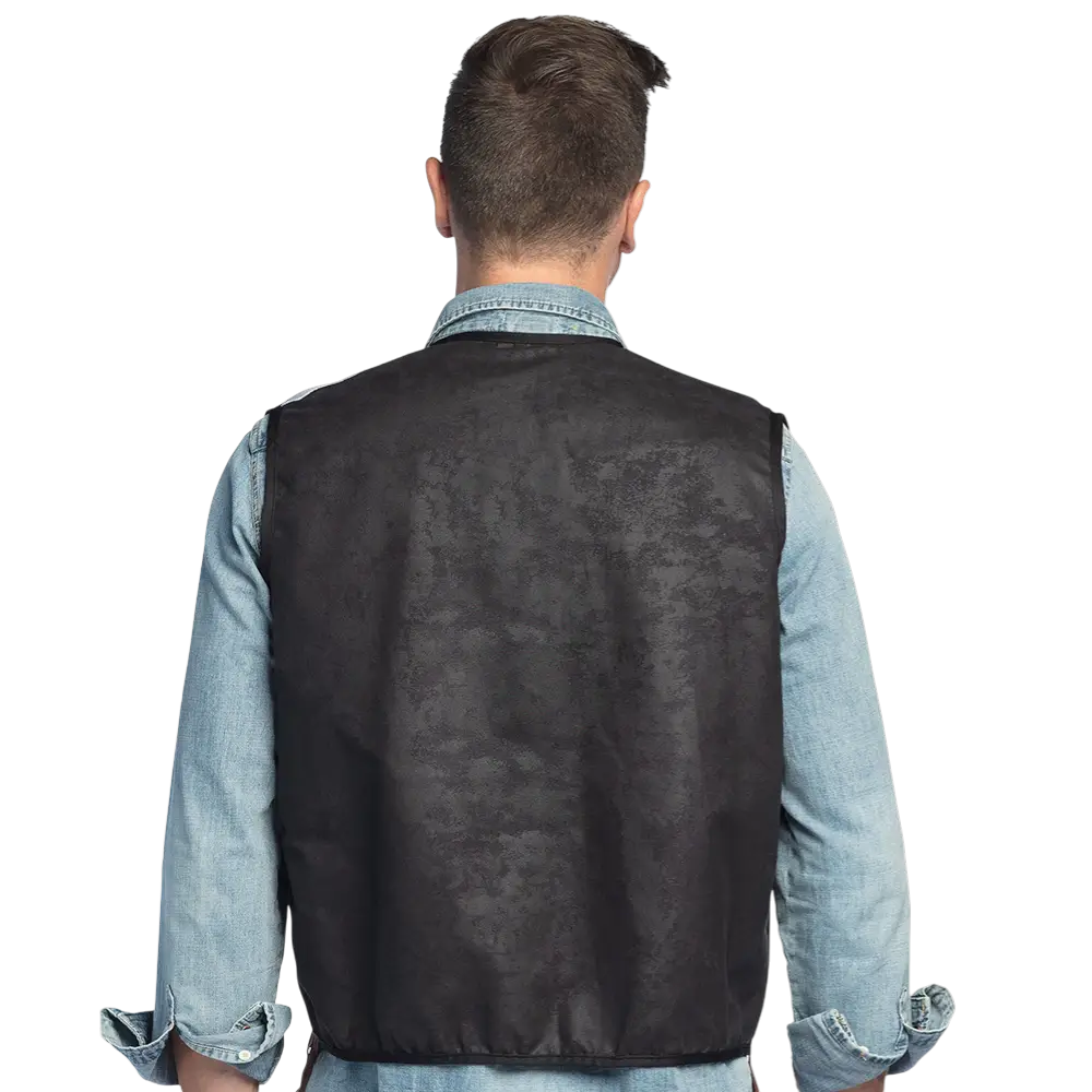 Gilet Western Noir L/XL – Gilet Cowboy Adulte Far West