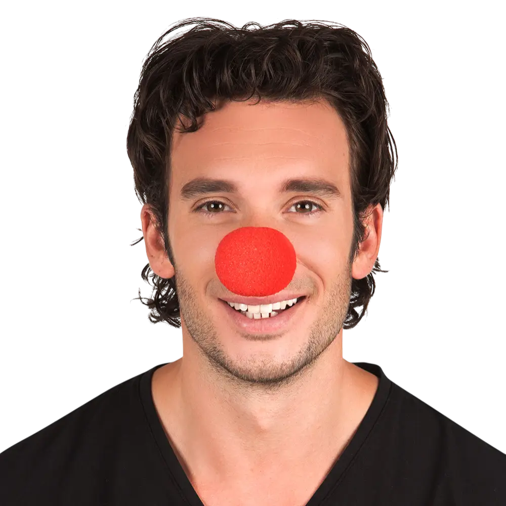 Lot 12 nez de clown en Mousse