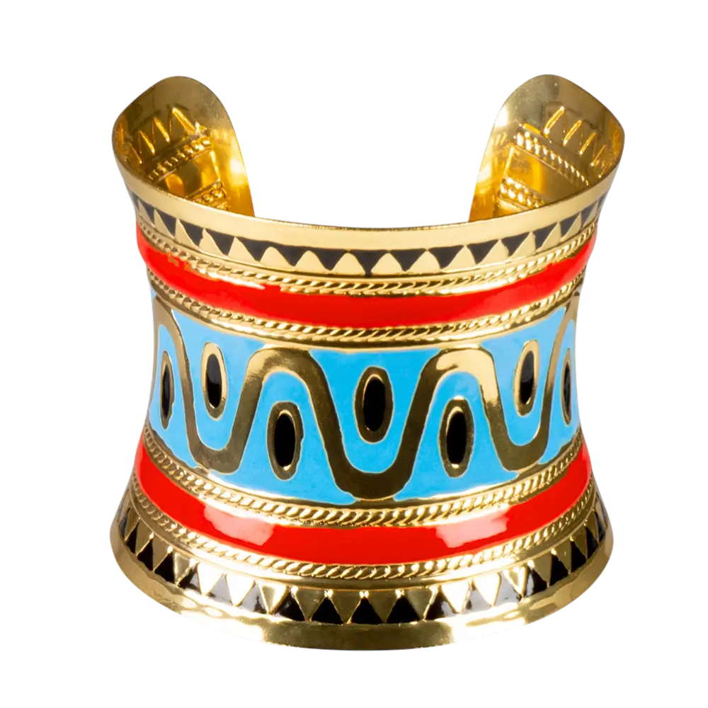 Bracelet Égyptien Antique Doré – Accessoire Déguisement Cléopâtre et Égypte