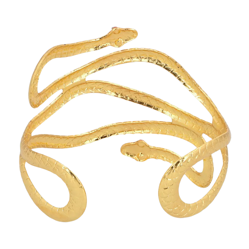 Bracelet Serpent Égyptien Doré – Accessoire Déguisement Cléopâtre et Pharaon