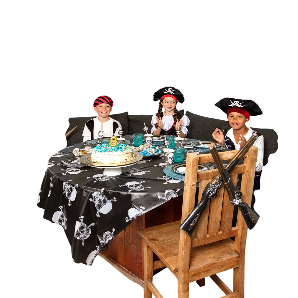 Guirlande de Fanions Pirate 4 m – Décoration Tête de Mort Halloween Anniversaire
