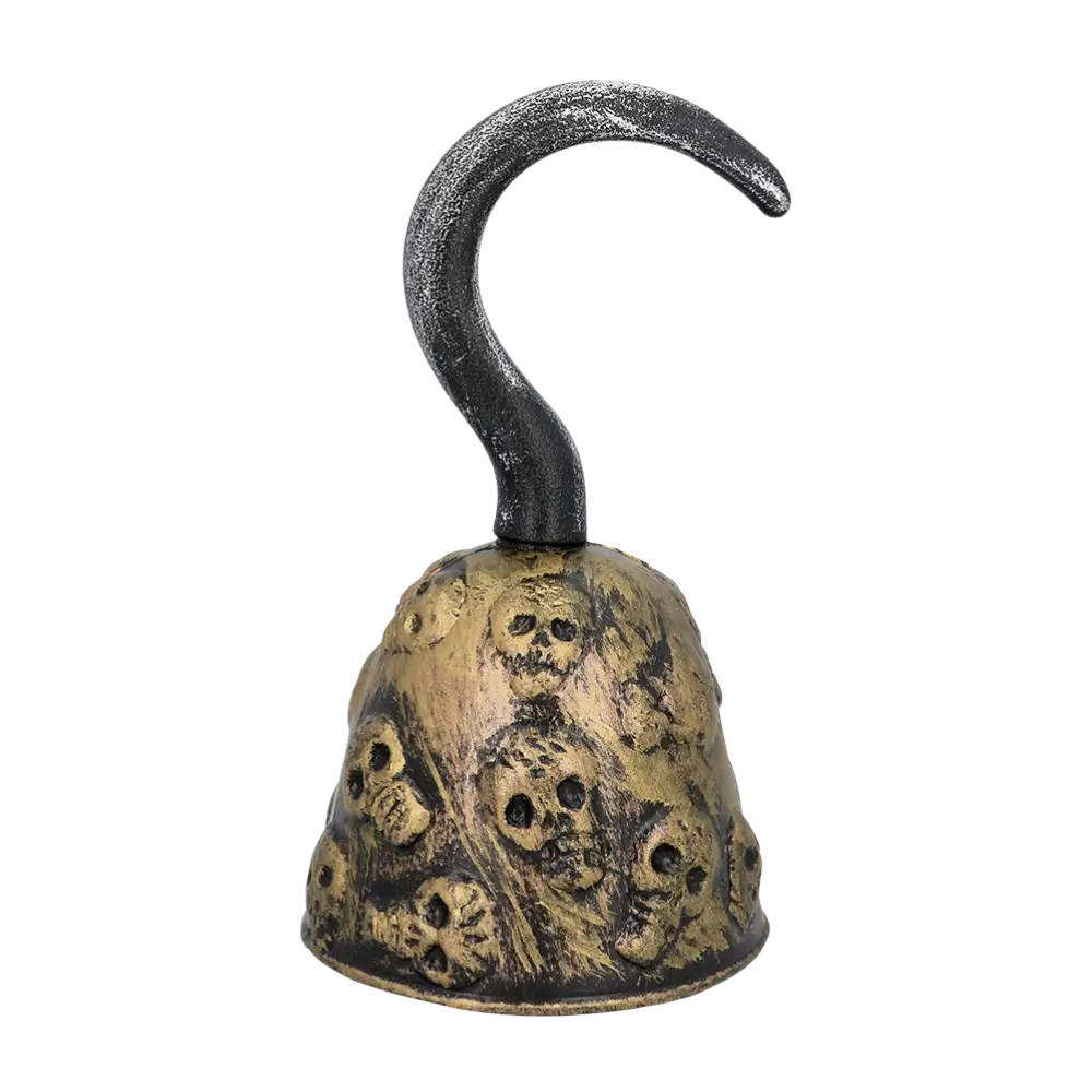 Crochet Pirate Tête de mort – Accessoire Déguisement Pirate Main Crochet