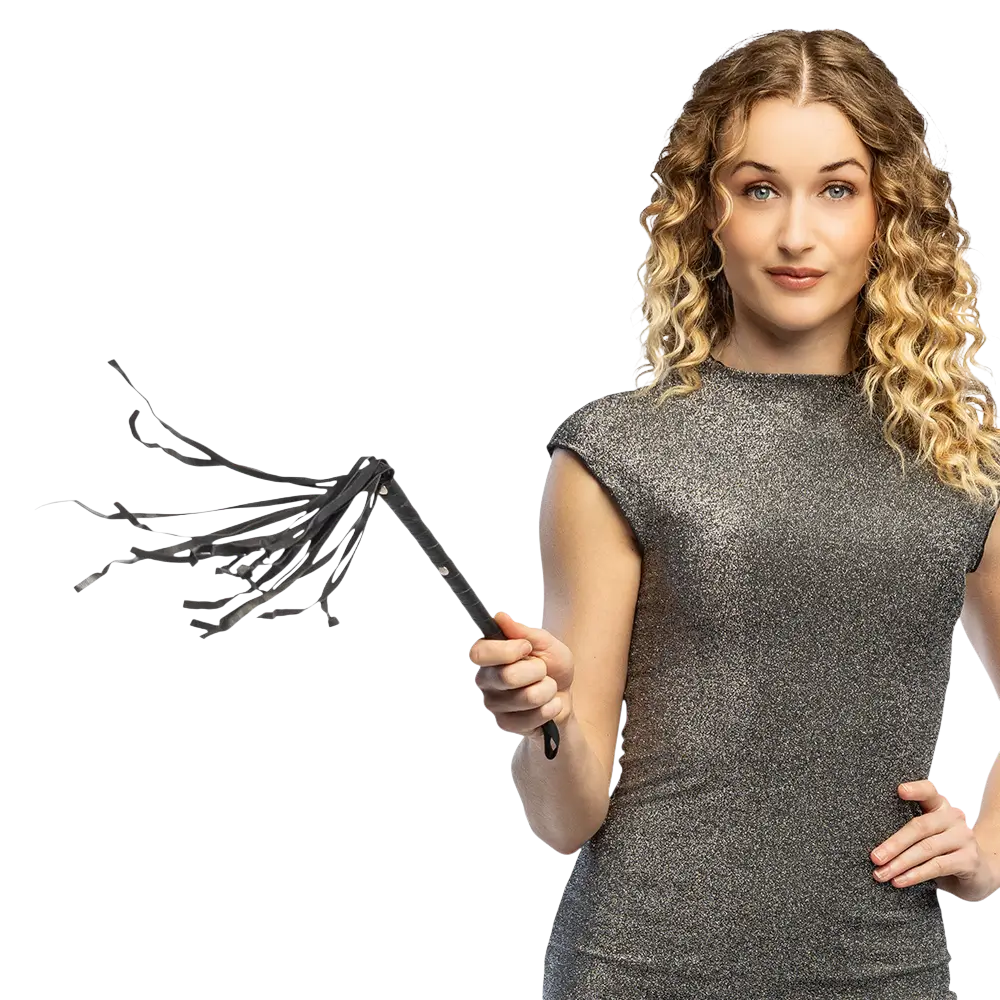 Fouet Cowboy 60 cm – Accessoire Déguisement Western Adulte