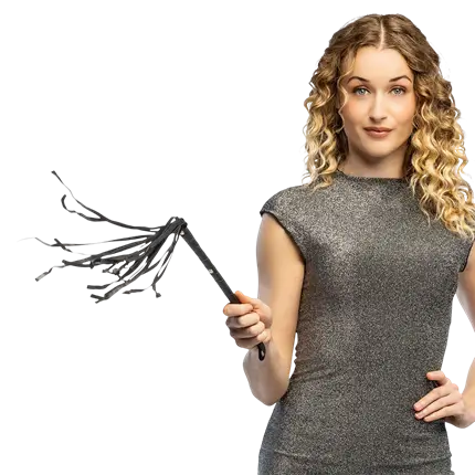 Fouet Cowboy 60 cm – Accessoire Déguisement Western Adulte