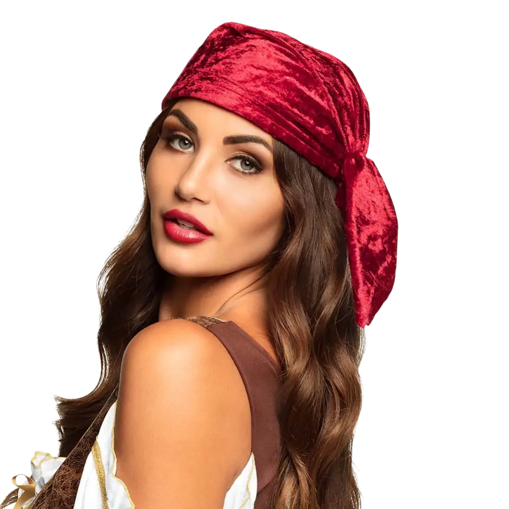 Casquette Bandana Pirate Rowan – Accessoire Déguisement Pirate Adulte Halloween et Soirée