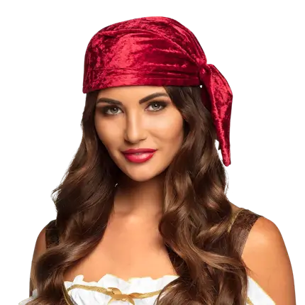 Casquette Bandana Pirate Rowan – Accessoire Déguisement Pirate Adulte Halloween et Soirée