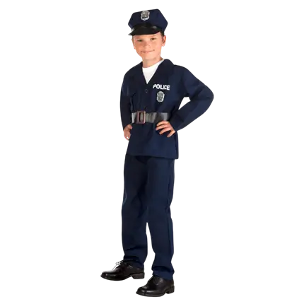 Costume Officier de Police Enfant 7-9 ans – Déguisement Police Complet