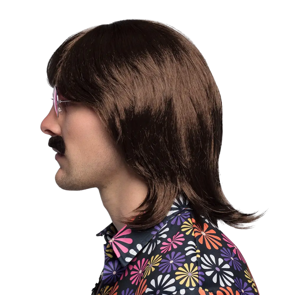 Perruque Gary Années 70 Hippie