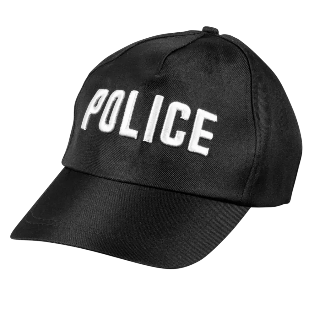 Casquette Police Patrol Adulte Réglable – Accessoire Déguisement Policier