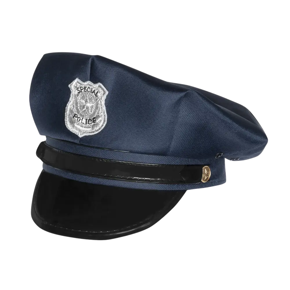 Casquette Police Enfant Réglable – Accessoire Déguisement Policier