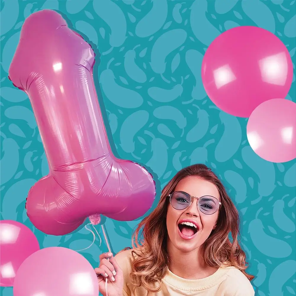 Ballon Métallisé Zizi Géant 80 cm – Décoration EVJF et Soirée Fun