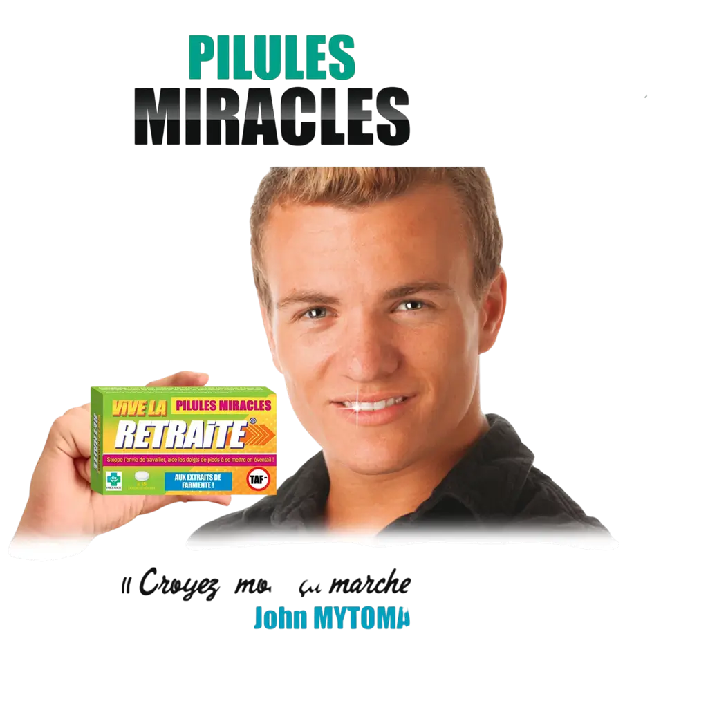 Pilules Miracles “Spécial Retraite” – Cadeau Humour Départ en Retraite
