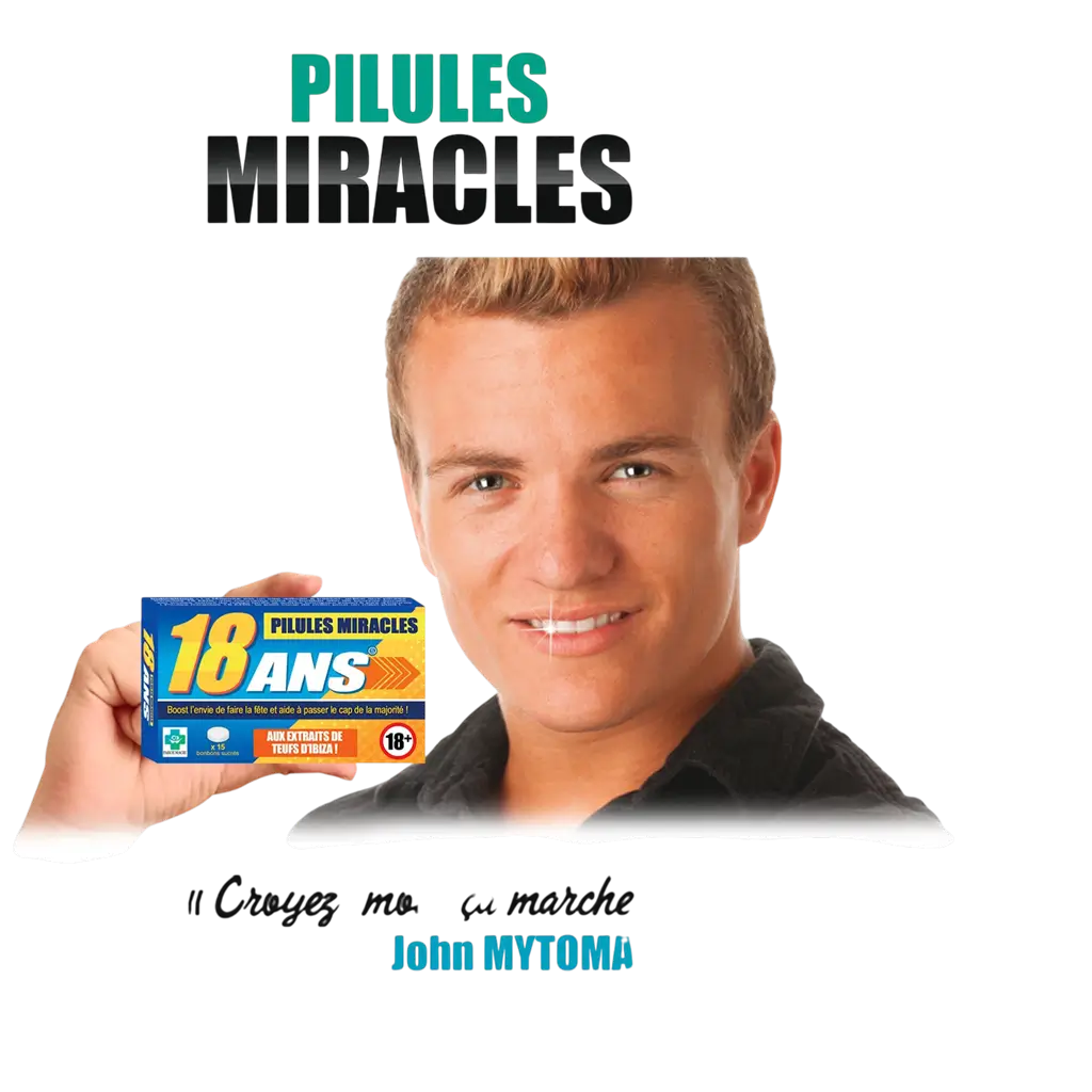 Pilules Miracles “18 Ans” – Idée Cadeau Anniversaire Majorité