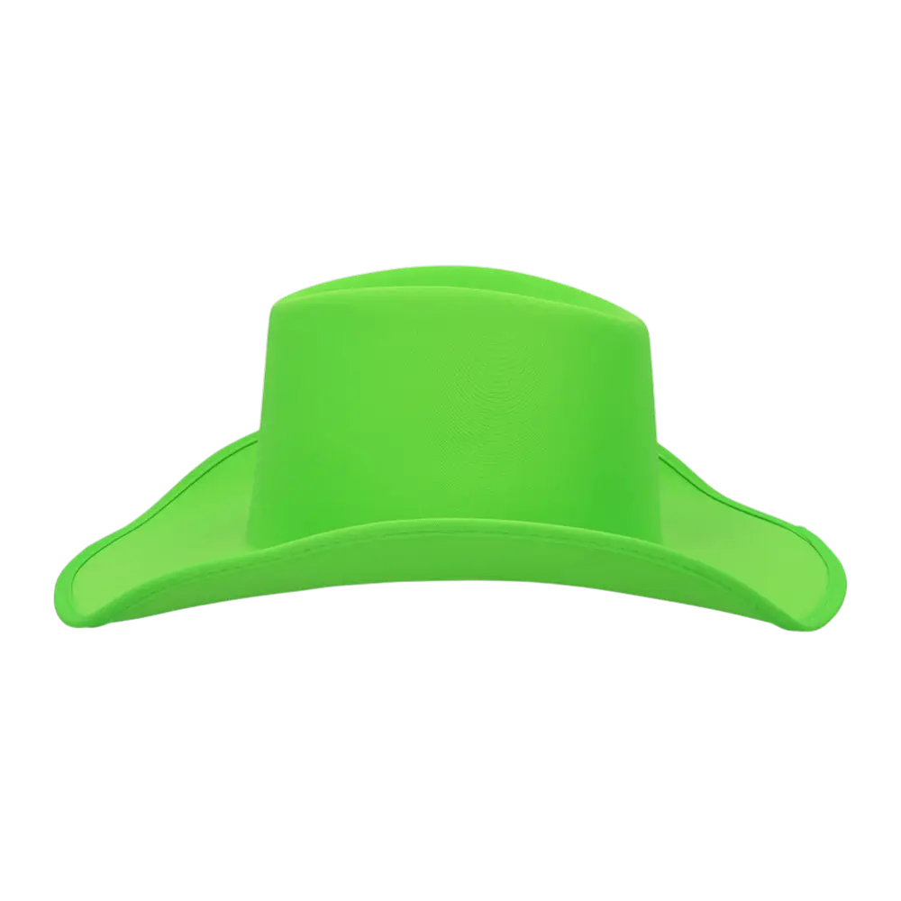 Chapeau cowboy à franges pour déguisement Blaze – Vert fluo