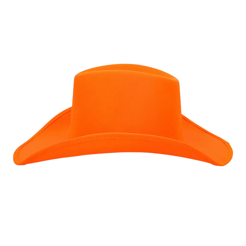 Chapeau cowboy à franges pour déguisement Blaze – Orange fluo