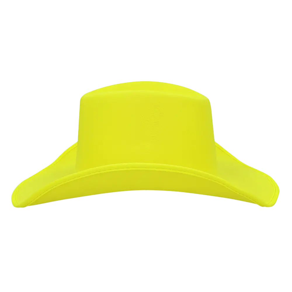 Chapeau cowboy à franges pour déguisement Blaze – Jaune fluo
