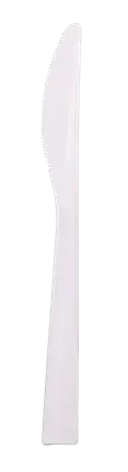 Couteaux Réutilisables Incassables 18 cm Blanc – Vaisselle Réutilisable