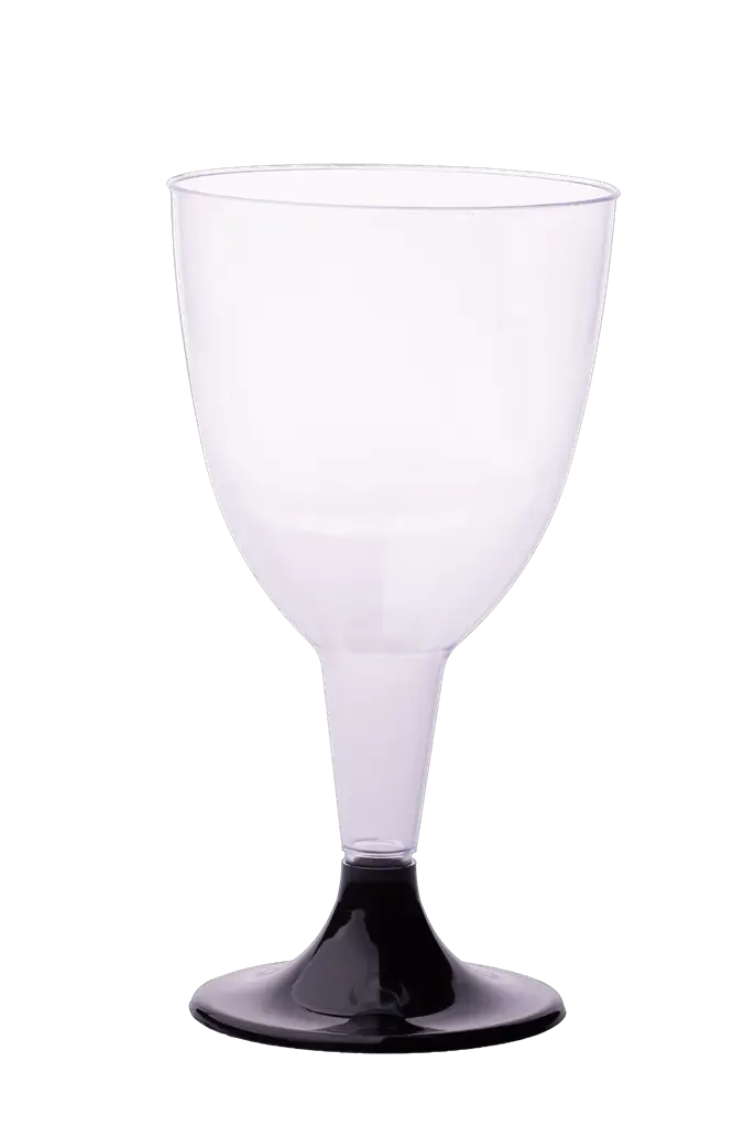 Verres à Vin Réutilisables 18 cl Pied Noir – Verres Événement