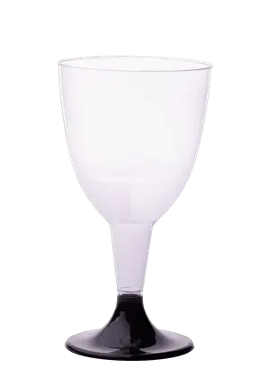 Verres à Vin Réutilisables 18 cl Pied Noir – Verres Événement